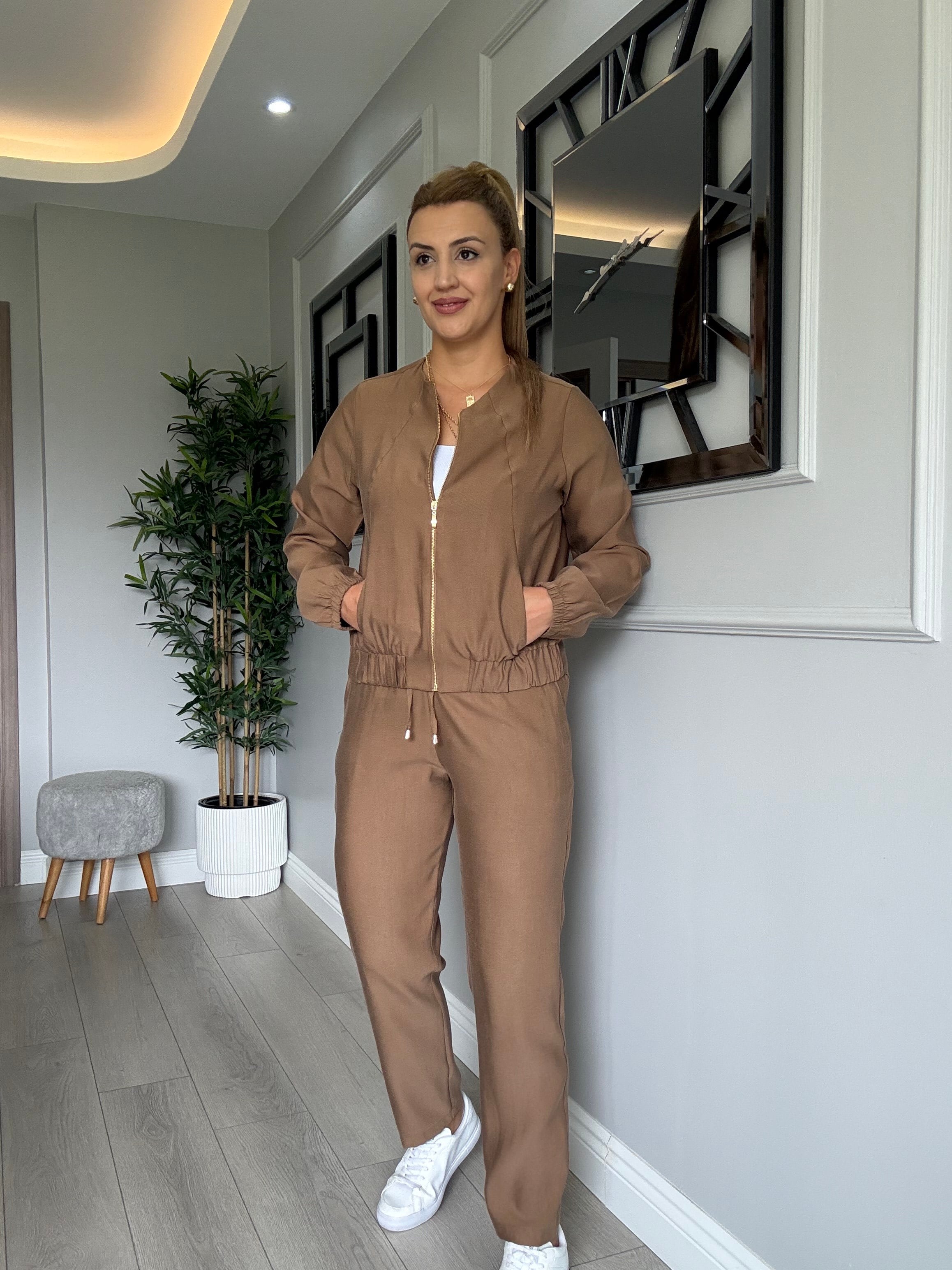 Mükemmel kalite fermuarlı tensel takım -camel 
