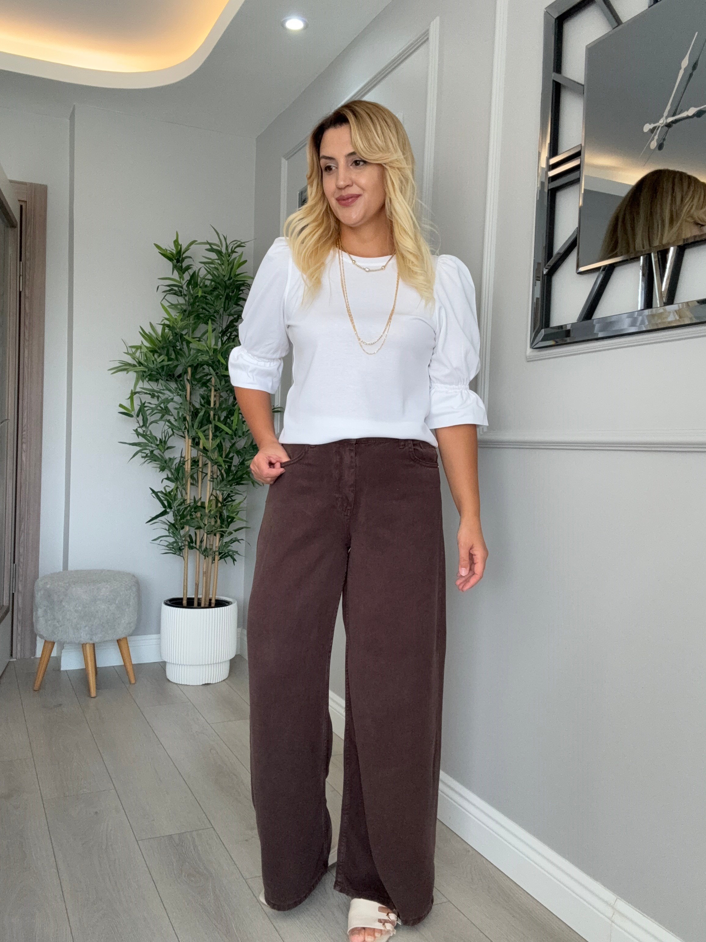 Premium kalite beli lastikli yumuşak tensel jean