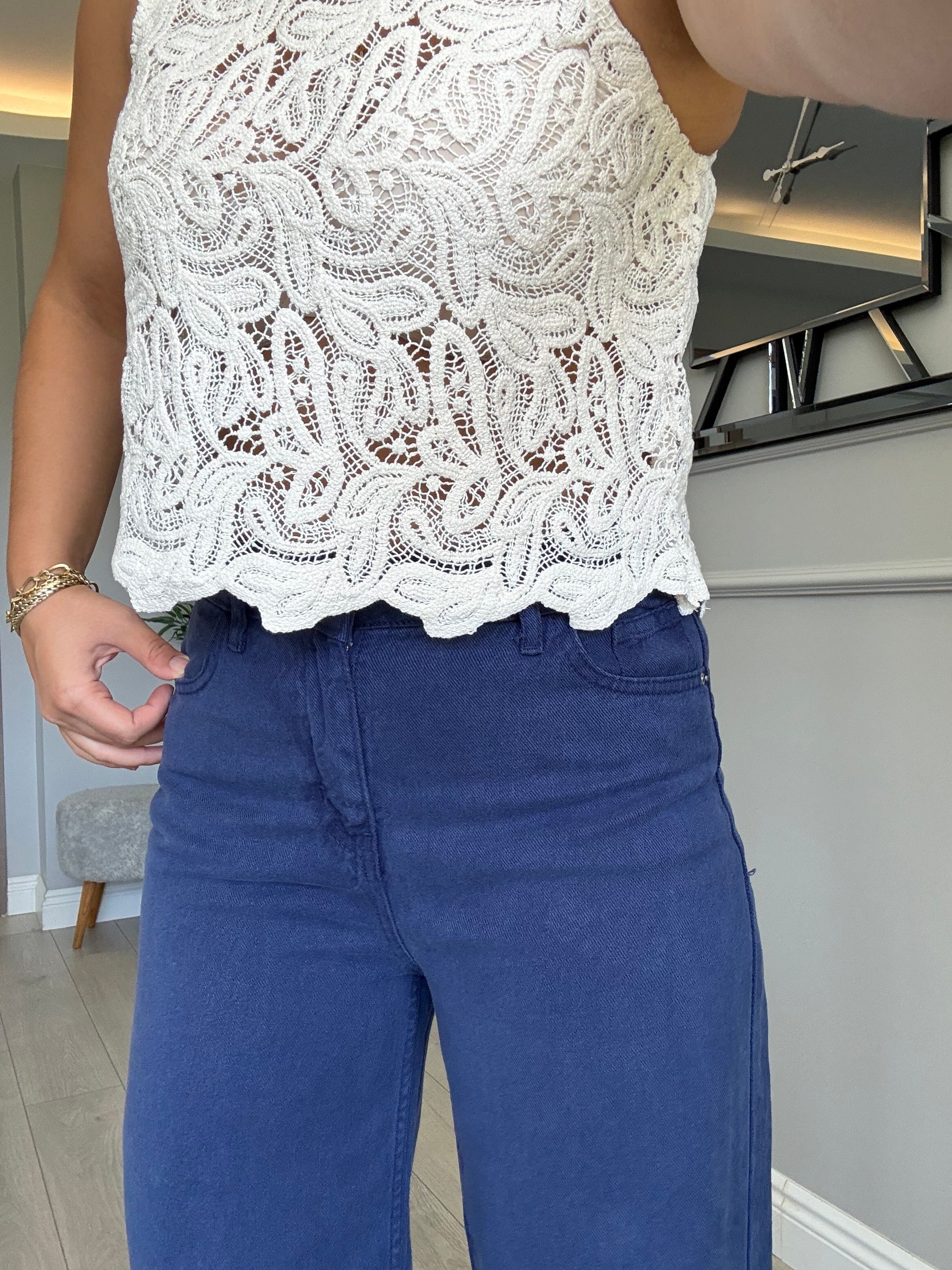 Premium kalite yumuşacık tensel jean lacivert 