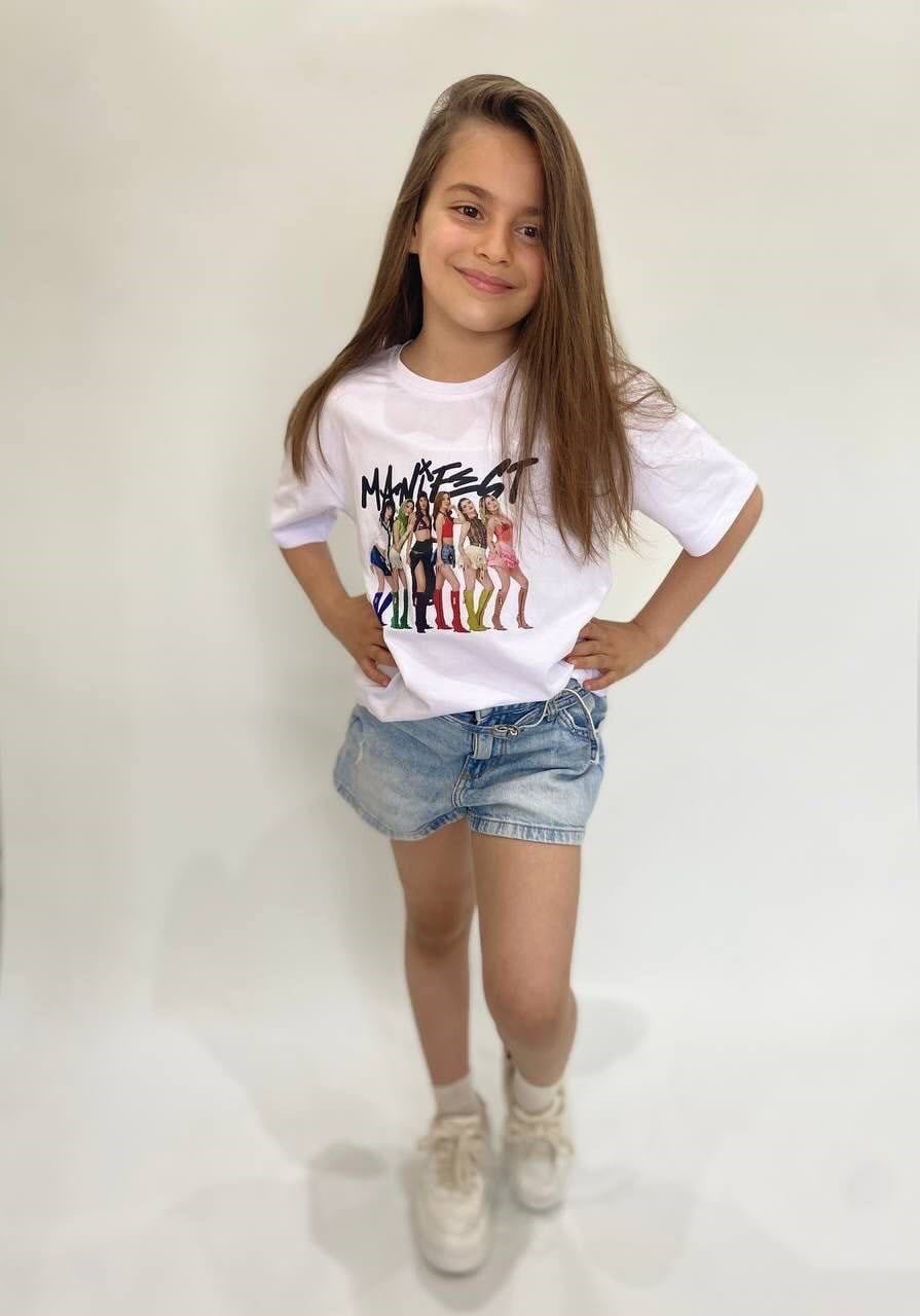 manifest beyaz grup tshirt