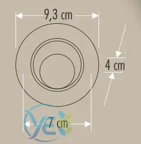CATA CT-5204 Akik 7W Akik SMD LED Spot Armatür Günışığı
