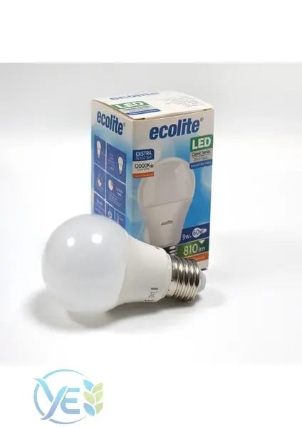 ECOLITE 9W A60 6500K LED AMPUL