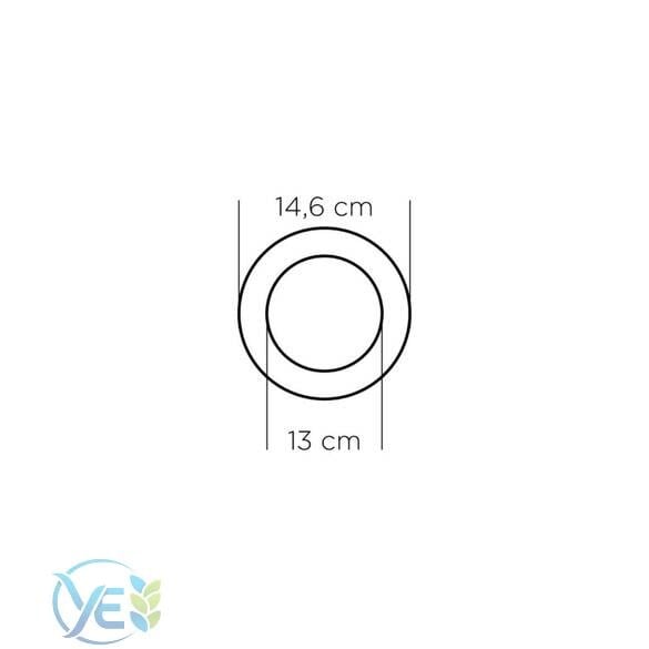 HLİTE 9W SIVA ALTI YUVARLAK LED PANEL 6500K BEYAZ