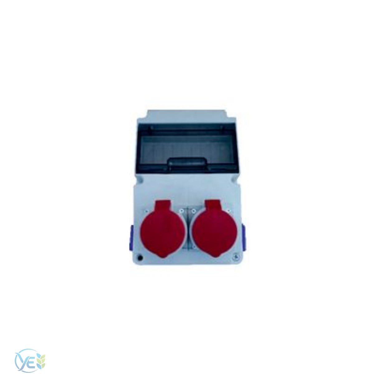 KONZA KK216 2 Ad. 5X16A Cee Ön + 2 Ad. 1X16A IP44 Yan Kombinasyon Kutusu