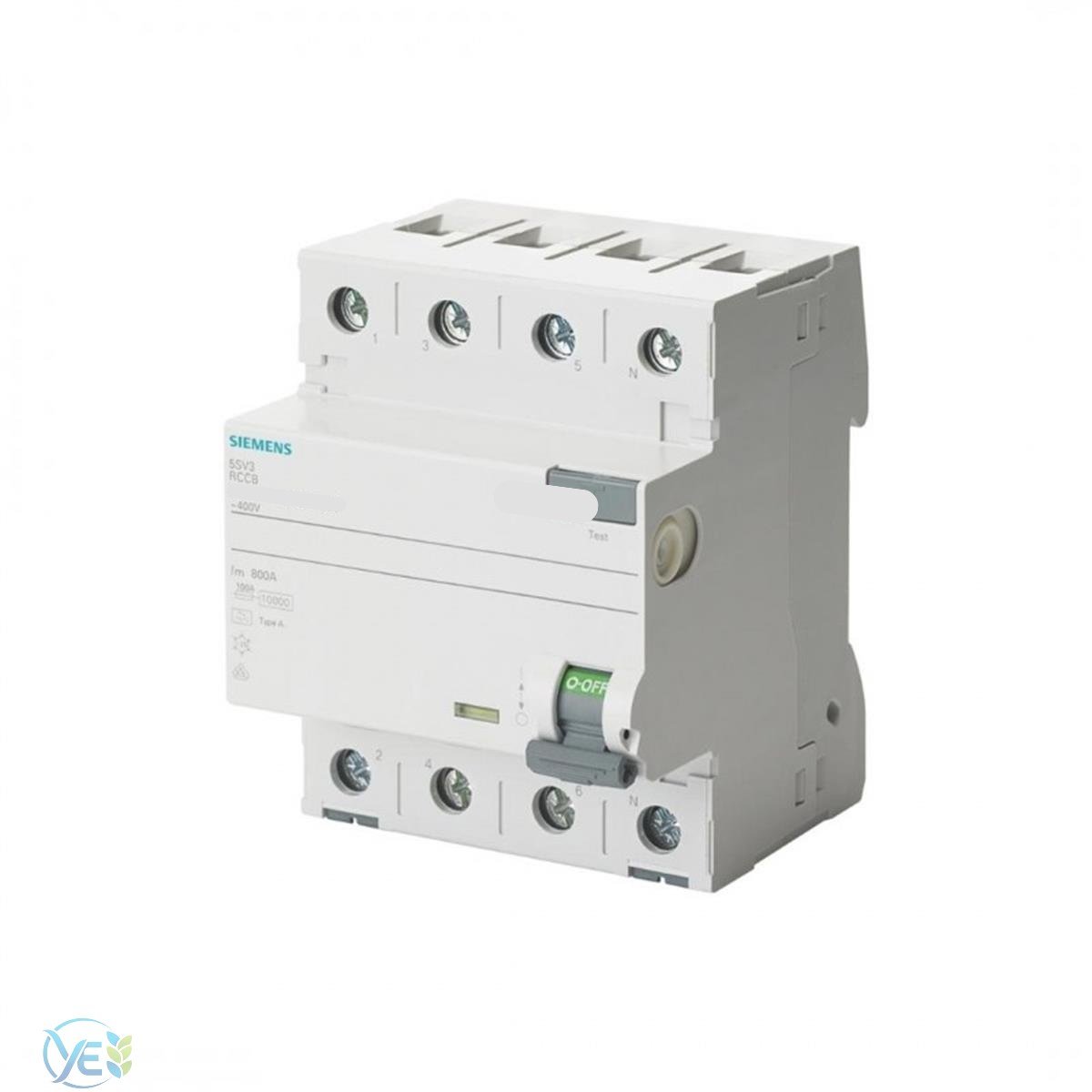 Siemens Kaçak Akım Rölesi 3 Faz+Nötr 63A. 30mA