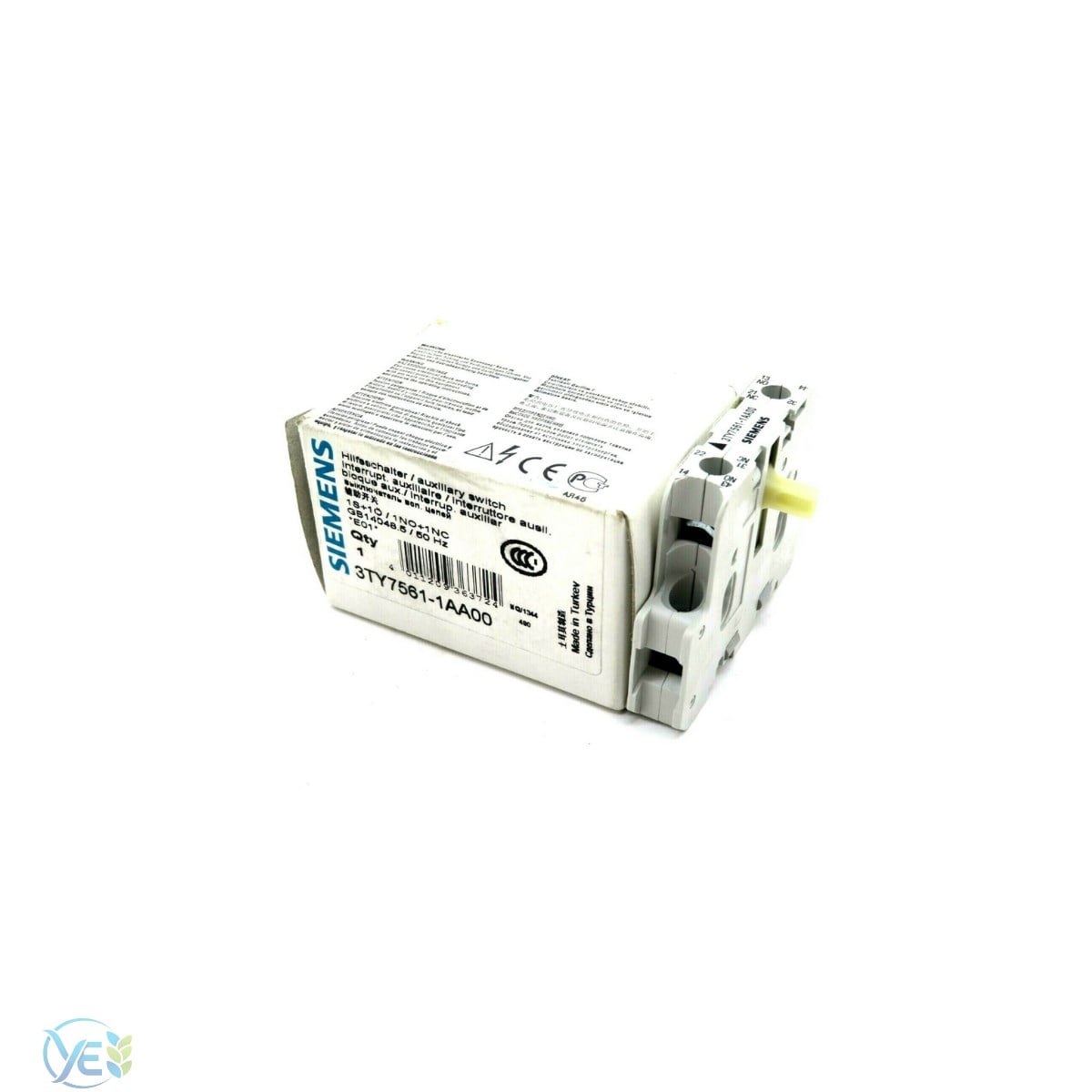 SIEMENS YEDEK YARDIMCI KONTAKTÖR 3TY7561-1AA0014048.550Hz