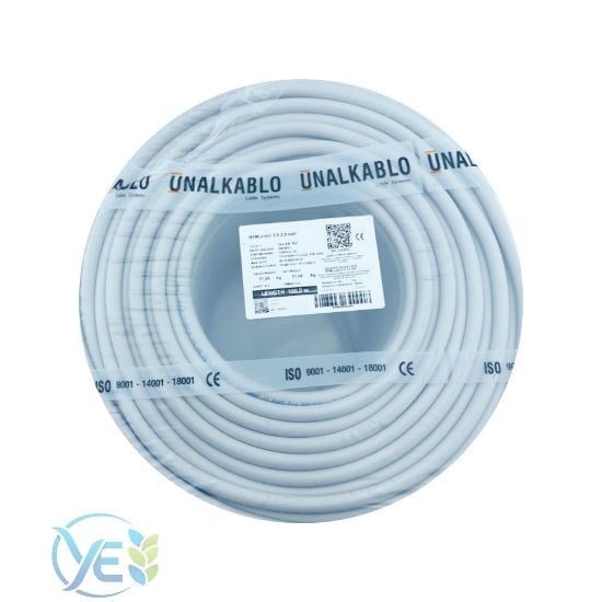 ÜNAL 3x2,5 NYM KABLO BEYAZ