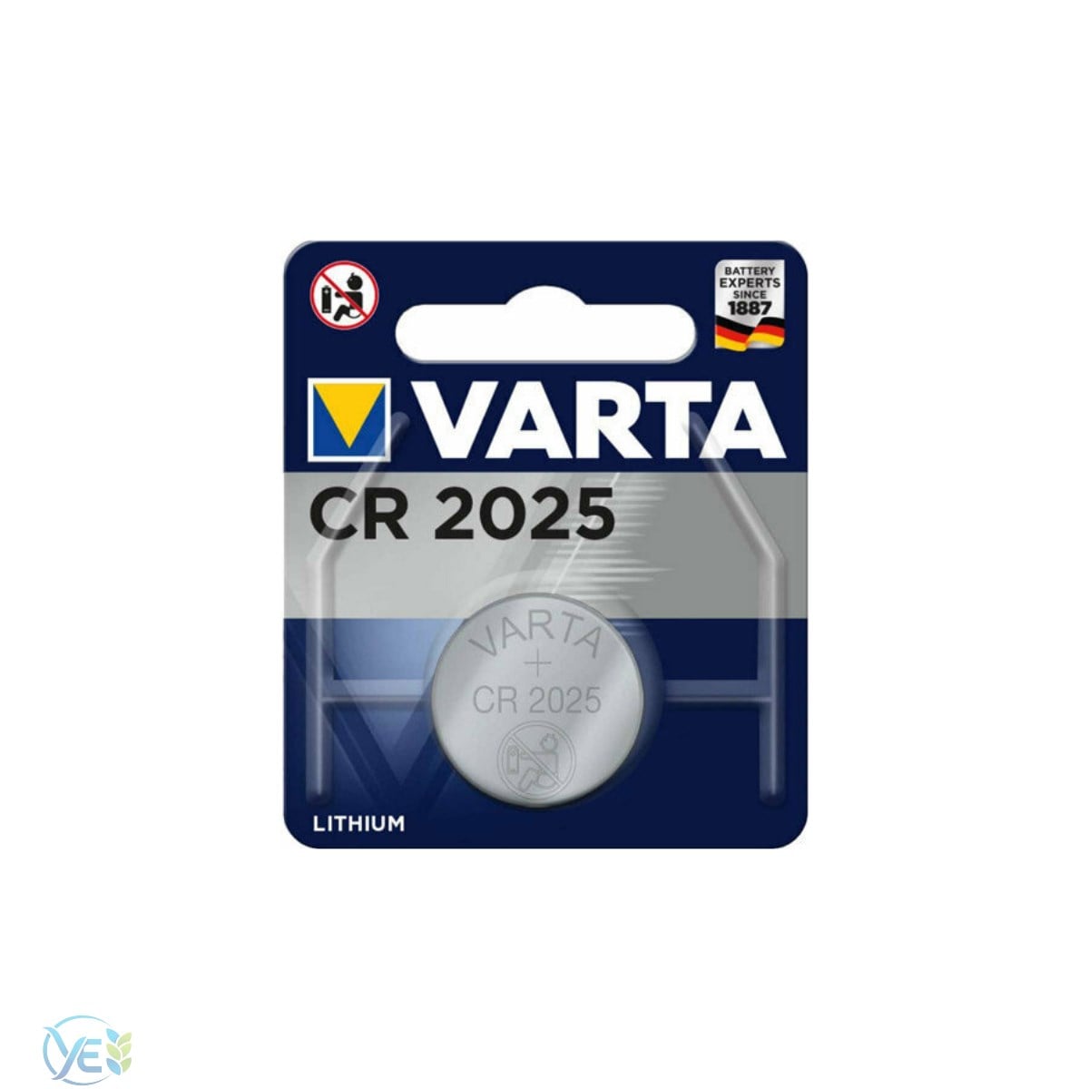 VARTA CR2025 3 Volt Lityum Düğme Pil Coin Cell