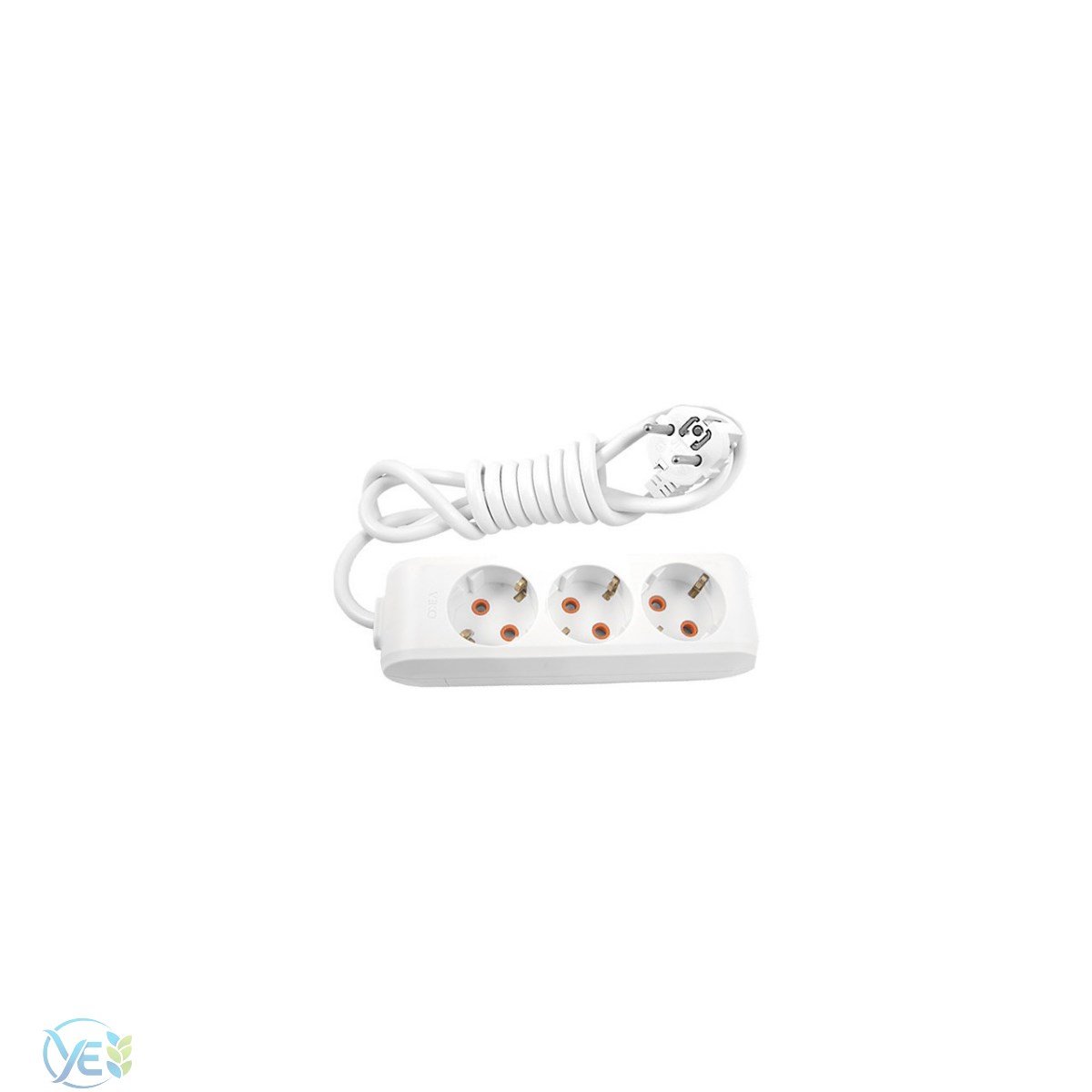 Viko Multi-Let 3'lü 1 Metre Kablolu Topraklı Çocuk Korumalı Grup Priz
