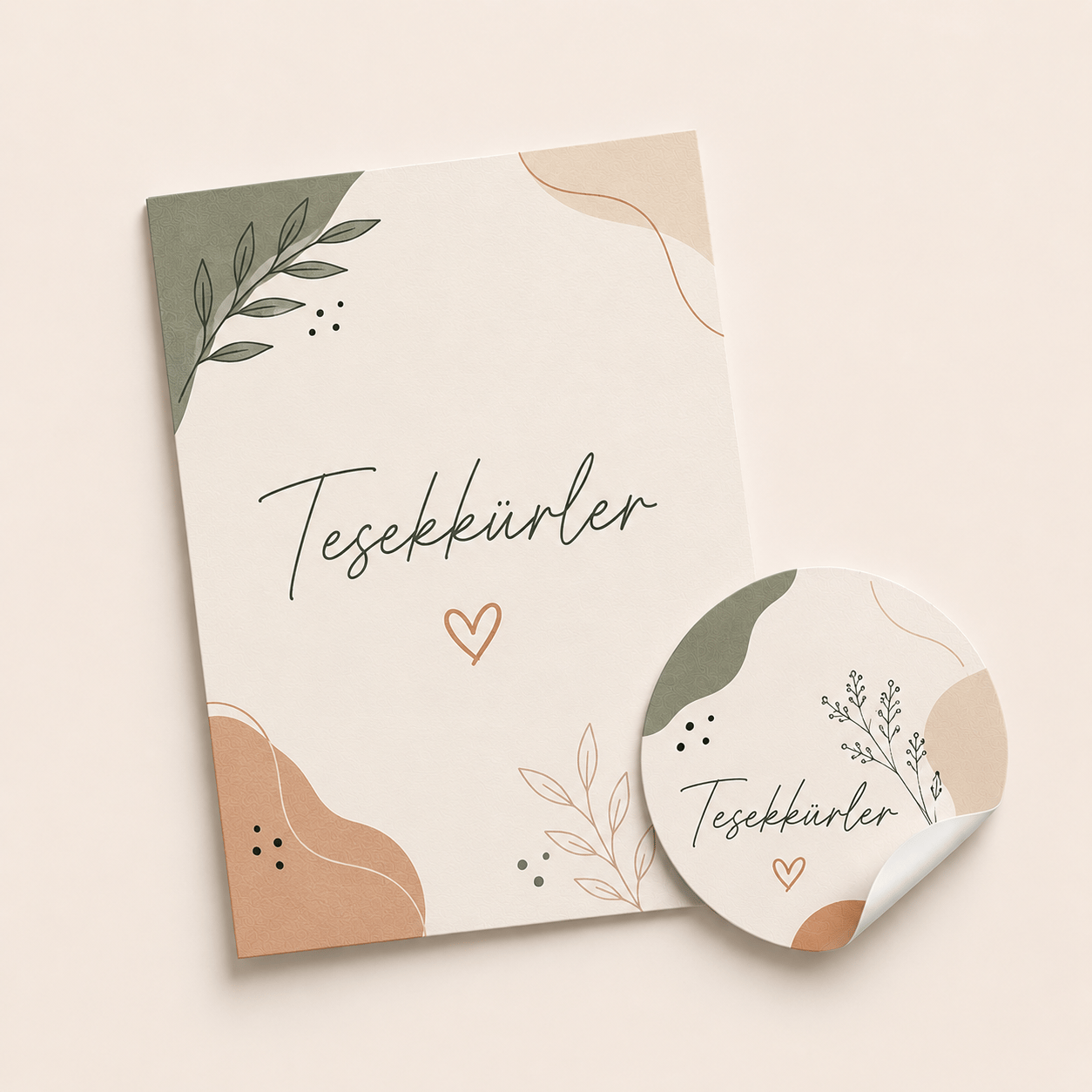E-Ticaret Kampanya Paketi – 1000 Adet Sticker & Kartvizit/Teşekkür Kartı