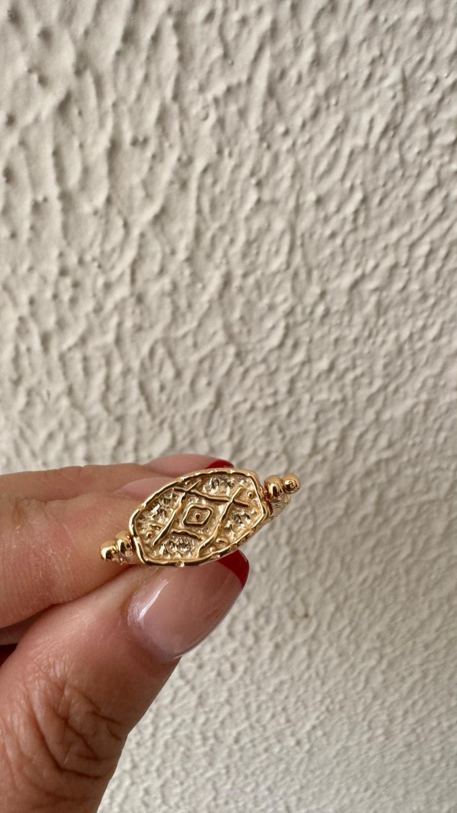 925 Ayar Gümüş Çift Taraflı Kullanılabilir Yeşim Taşlı Tasarım Yüzük