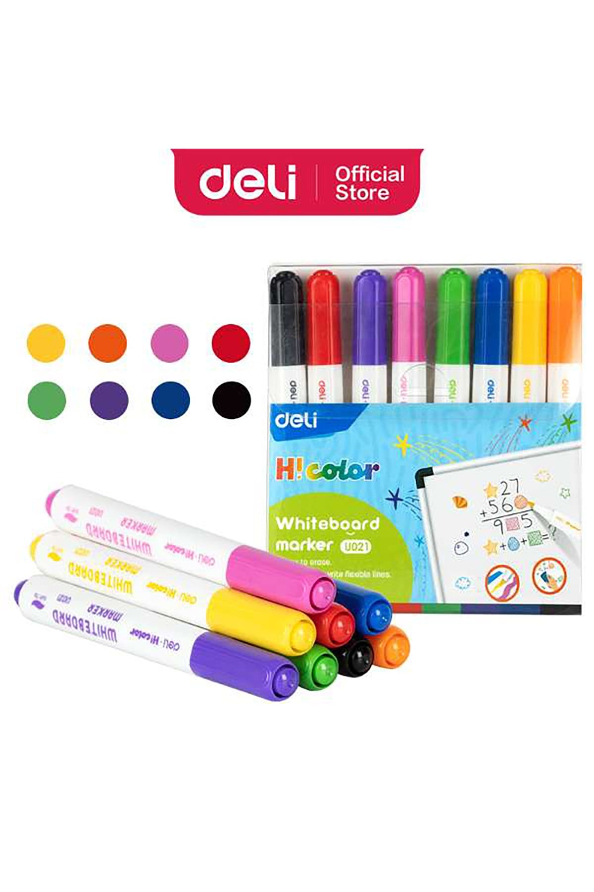 Beyaz Tahta Kalemleri Marker Renkli 8'li Paket