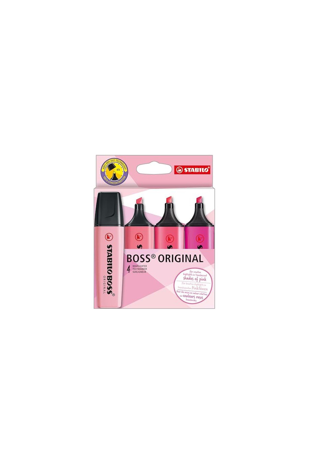 BOSS ORIGINAL- 4'lü PEMBE RENKLER
