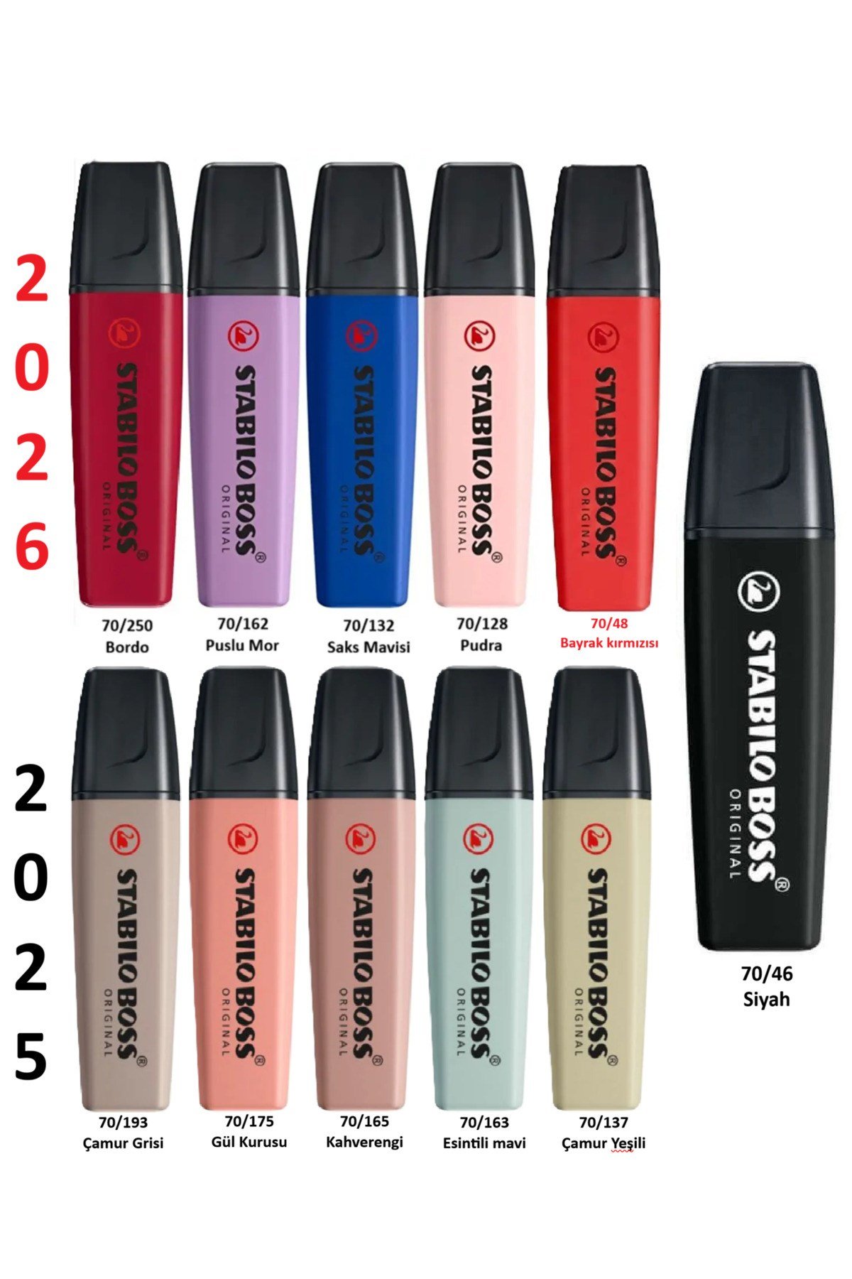Boss Original Nature Colors + Wildflower Edition 11'li SET 2025-2026 Renkleri