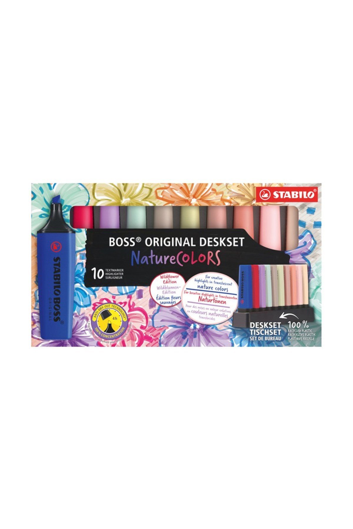 Boss Original NatureColors İşaretleme Kalem Seti 10 Renk Wild Flowers