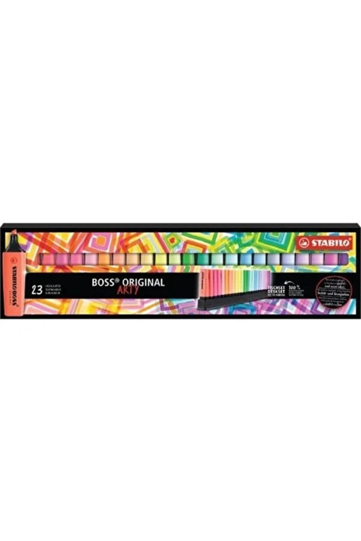 Boss Original Pastel Renk Fosforlu Kalem 23lü
