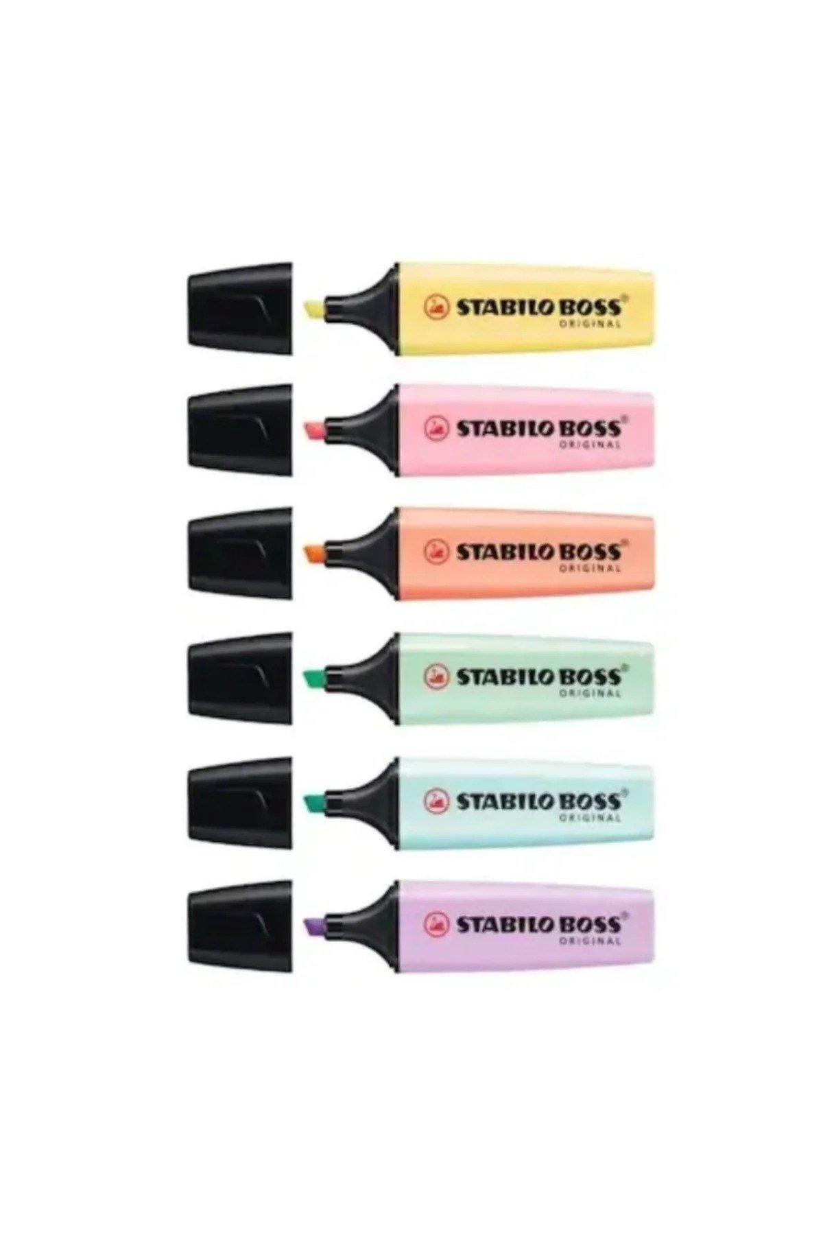 Boss Pastel Fosforlu Kalem 6 Adet