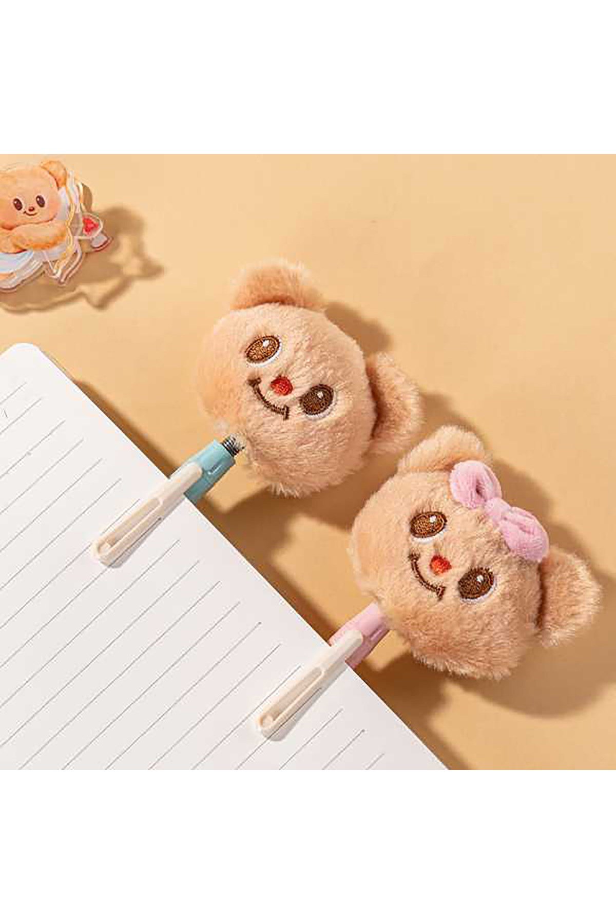 Butter Bear Gel Pen Oynar Başlıklı Jel Mürekkepli Kalem