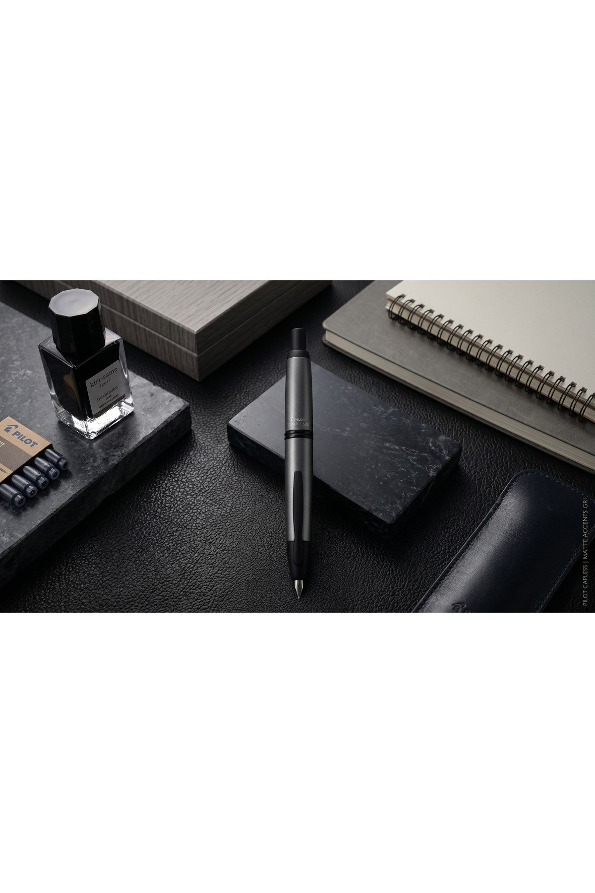 CAPLESS MATTE ACCENTS - Gri - FINE