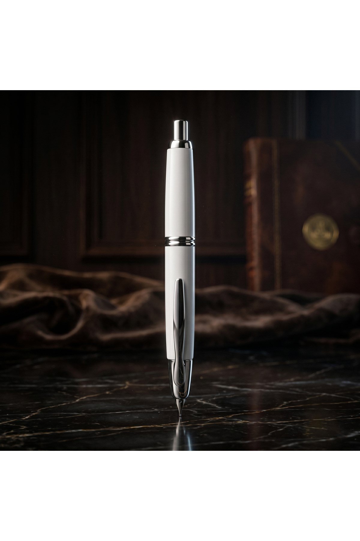 CAPLESS RHODIUM ACCENTS - Beyaz - FINE