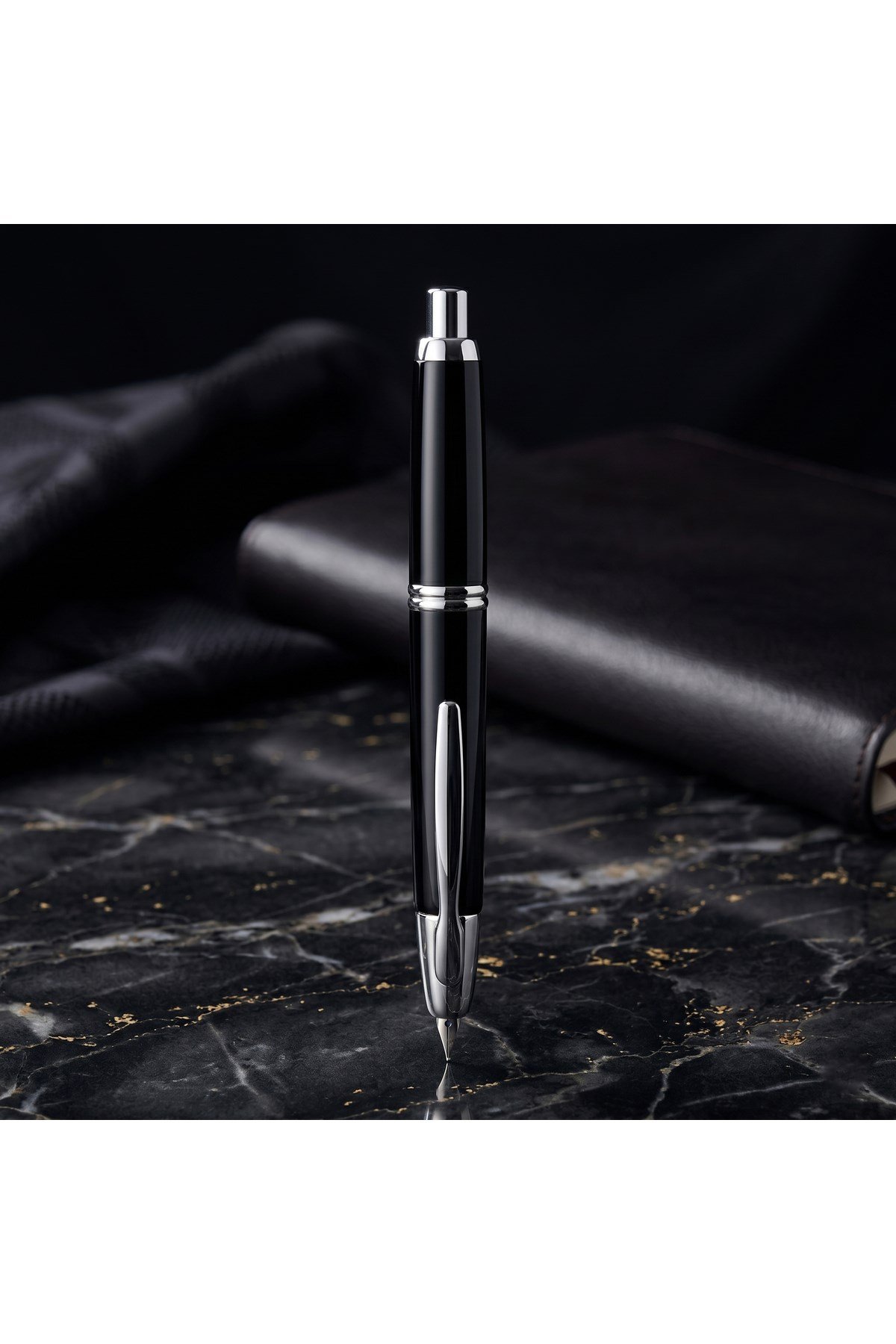 CAPLESS RHODIUM ACCENTS - Siyah - BROAD