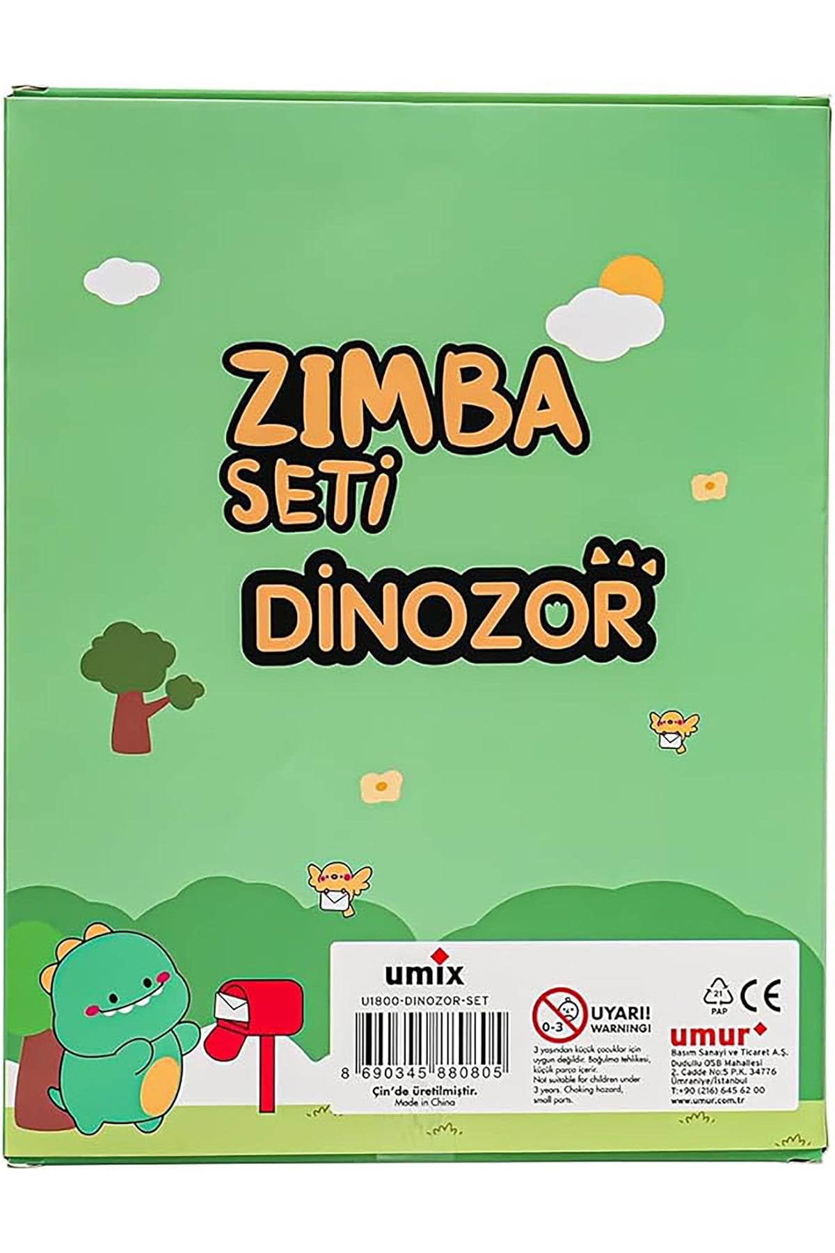 Dinozor Zımba Kırtasiye Seti