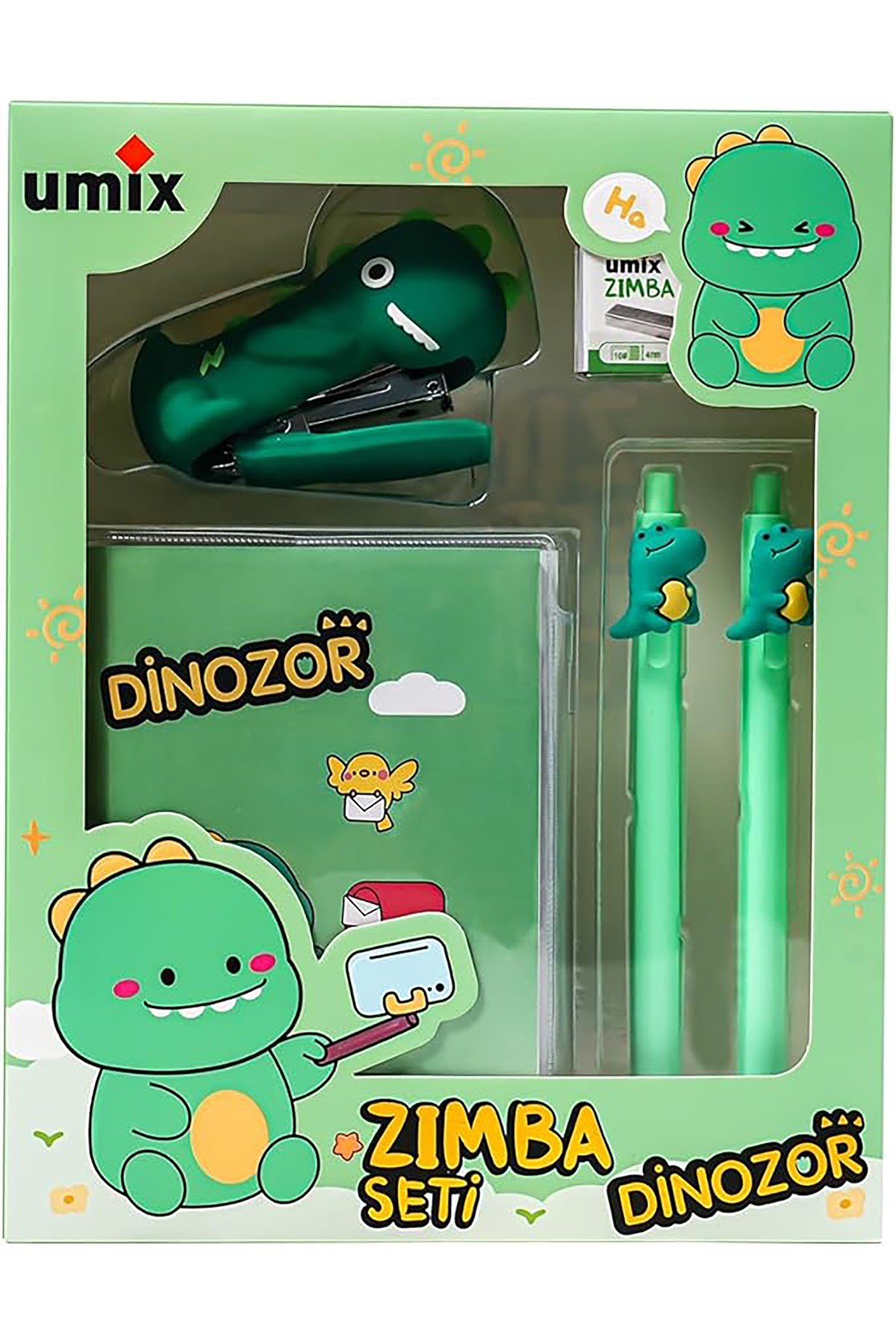 Dinozor Zımba Kırtasiye Seti
