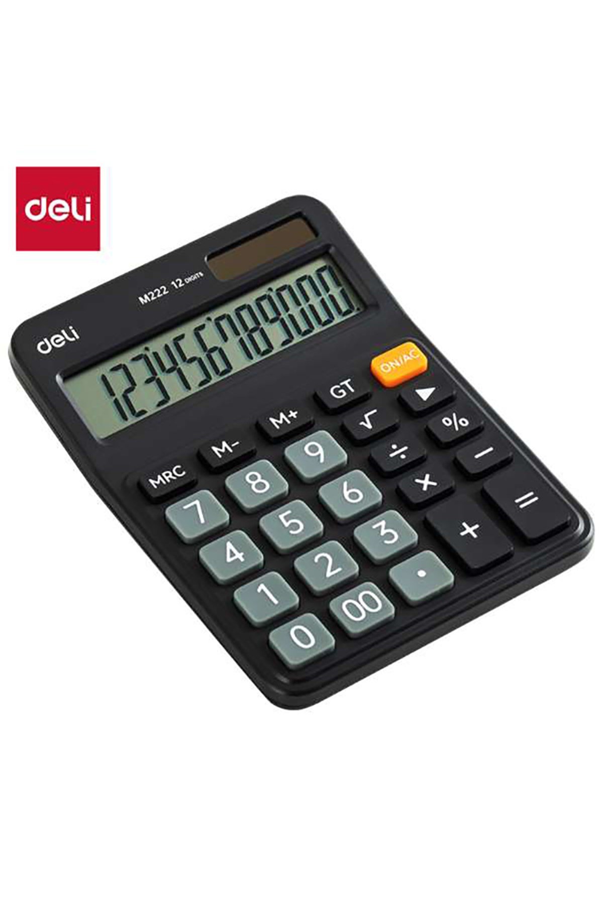 Hesap Makinesi 12 digit Siyah