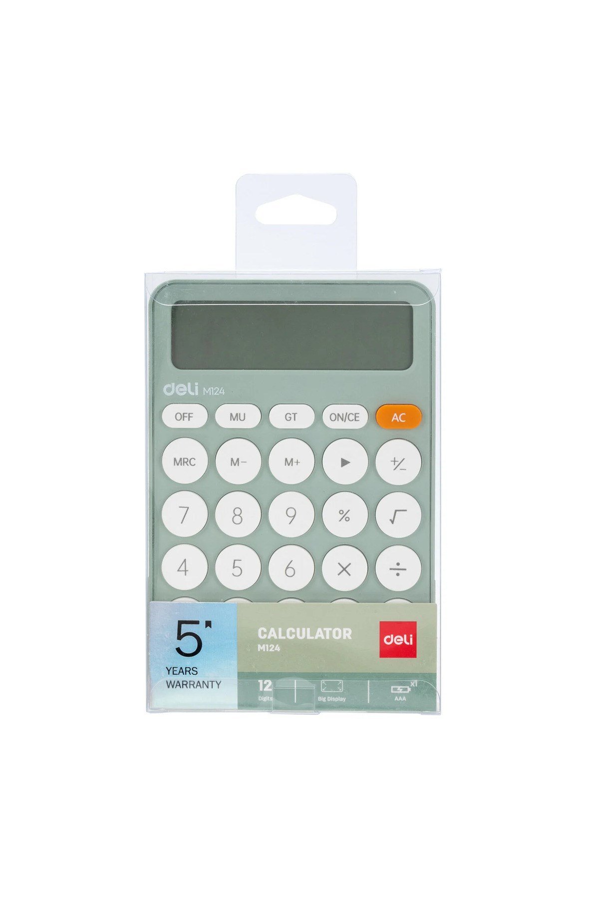 Hesap Makinesi 12 digit Yeşil