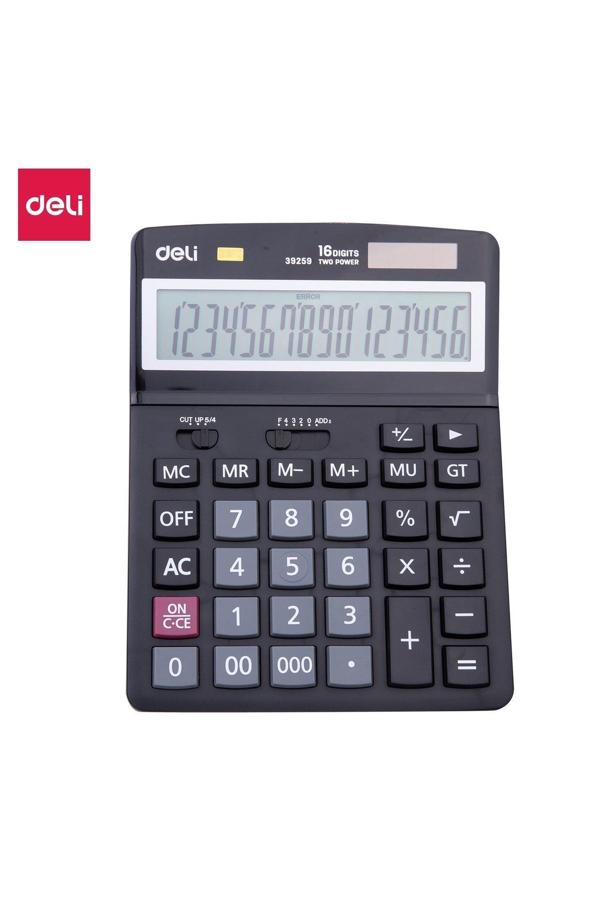 Hesap Makinesi 16 digit Siyah