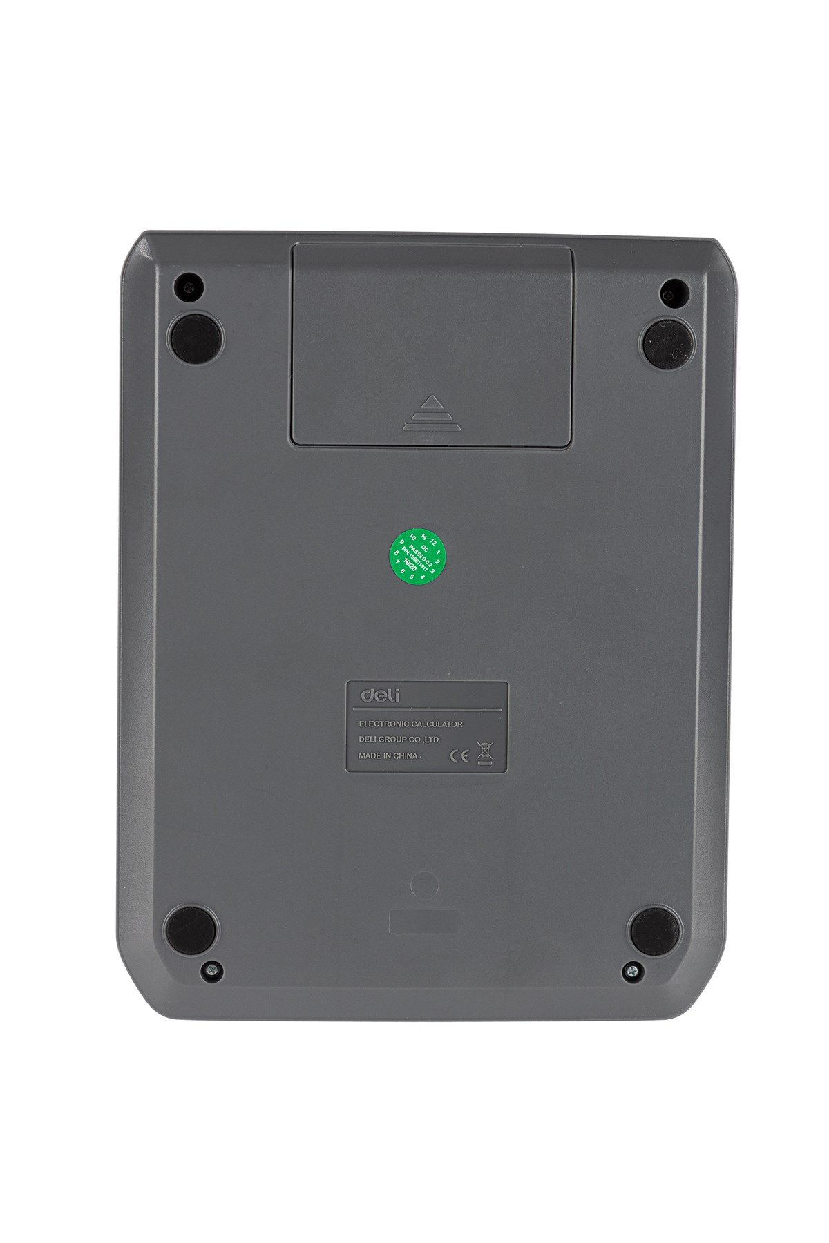 Hesap Makinesi Metal 12 digit Gri