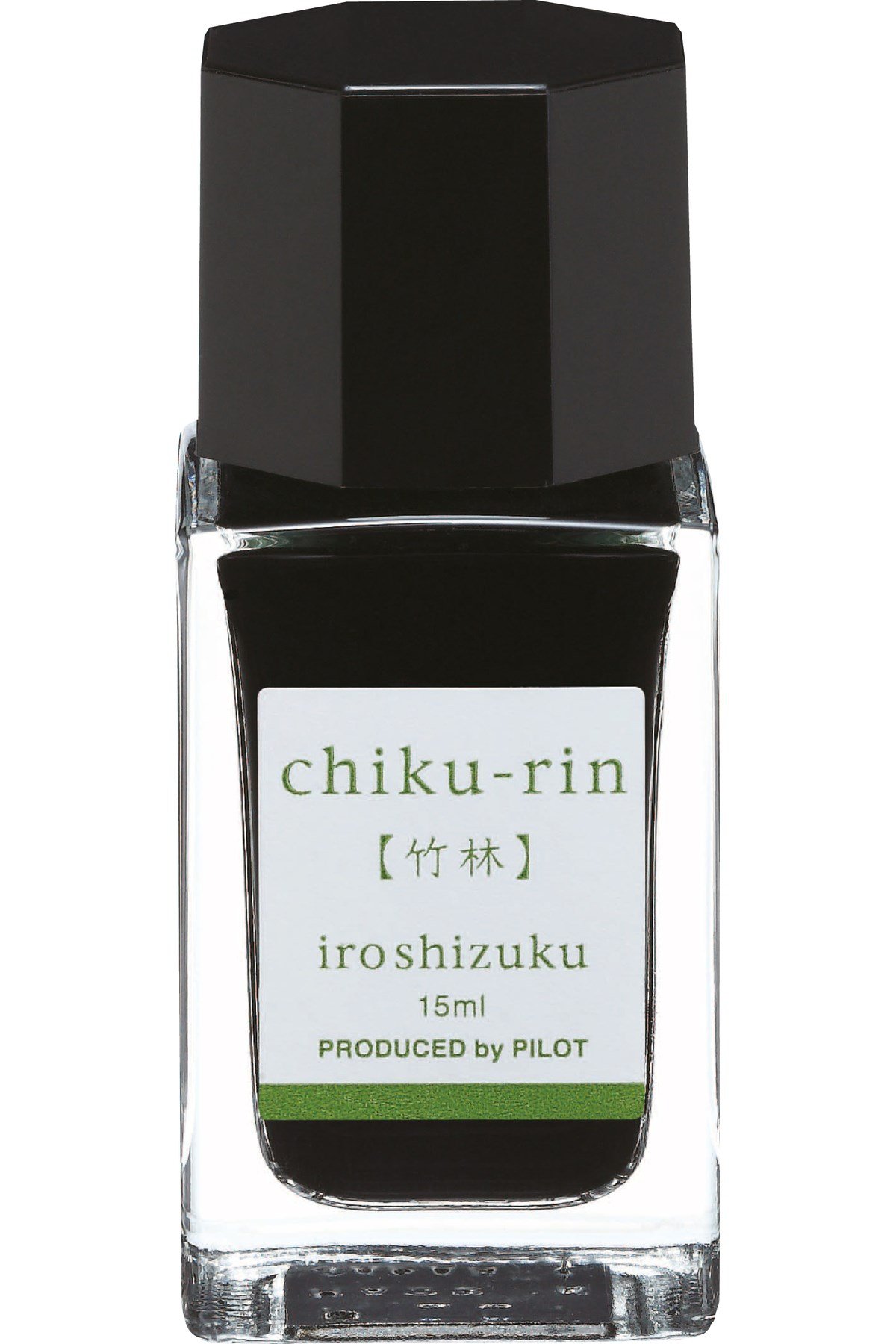 INK IROSHIZUKU - 3 ADET 15 ML Yeşil CHIKU-RIN Dolma Kalem Mürekkebi Özel Ahşap Kutuda