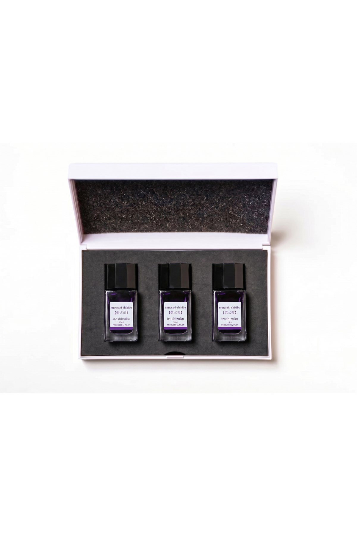 INK IROSHIZUKU - 3 BOTTLES 15 ML Mor MURASAKI-SHIKIBU -