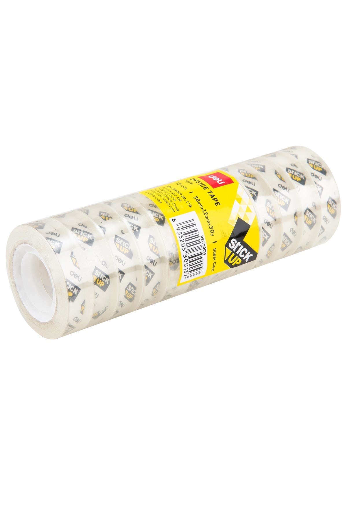 Kırtasiye Bandı 12mm*30Y*38um(12'li /tube) Transparan