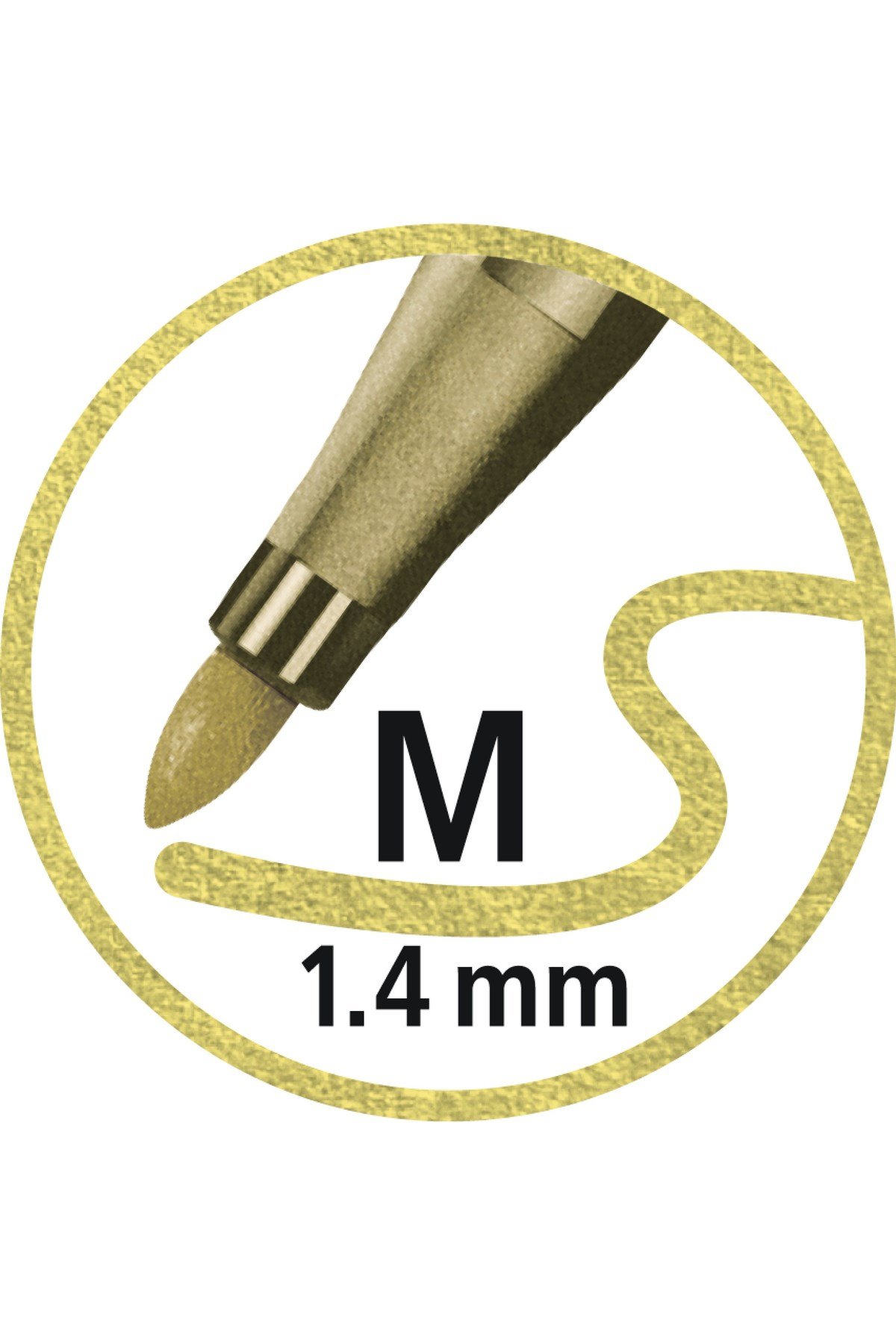 Metalik Keçe Uçlu Kalem (Pen 68 Metallic) 6 Renk