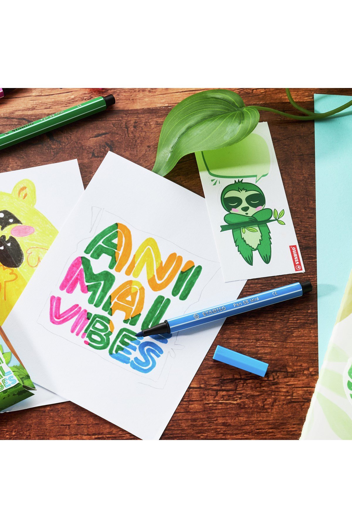 Pen 68 Animal Vibes Mini 8'li Paket