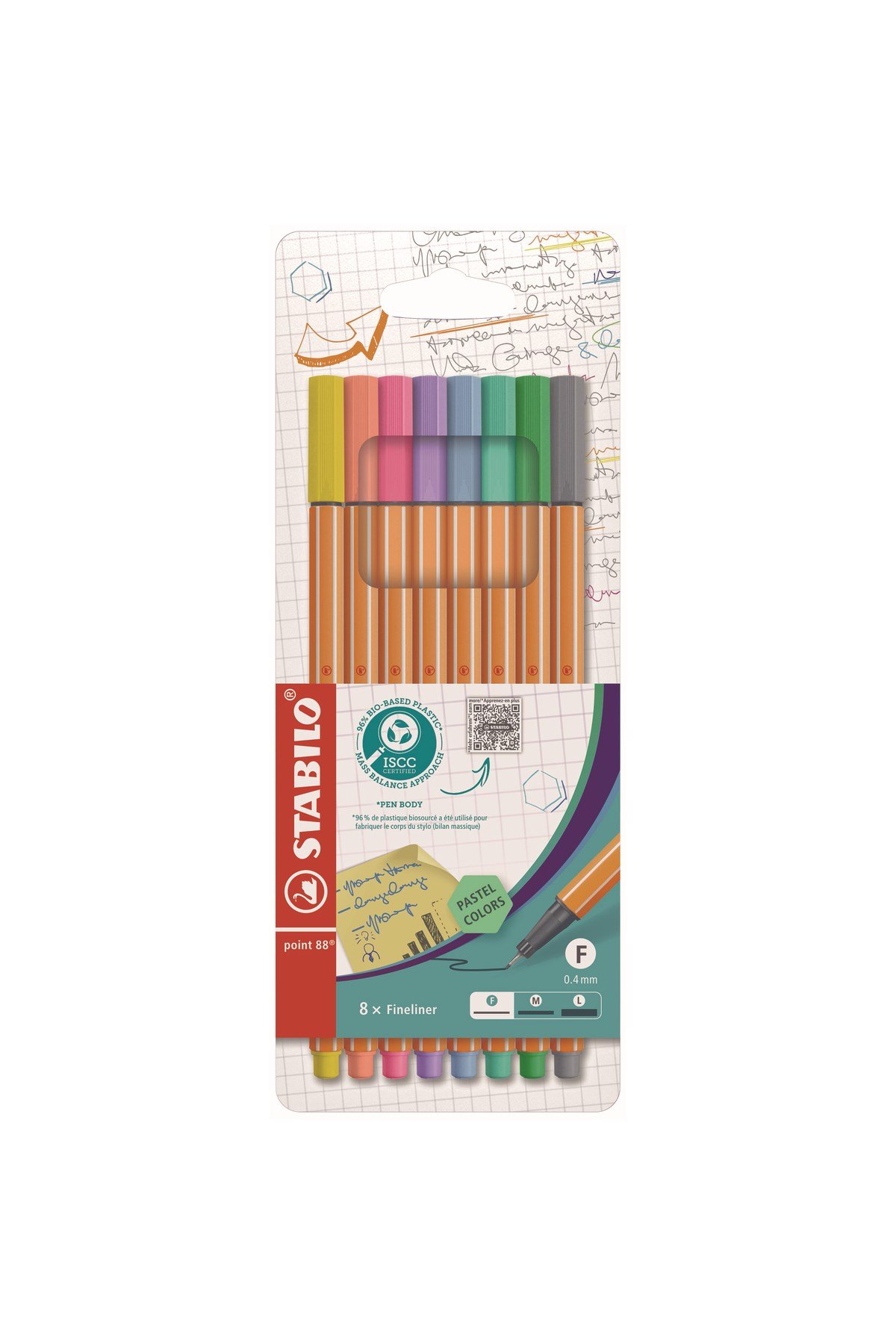Point 88 Pastel Renkler 8'li Set N:888-01 /