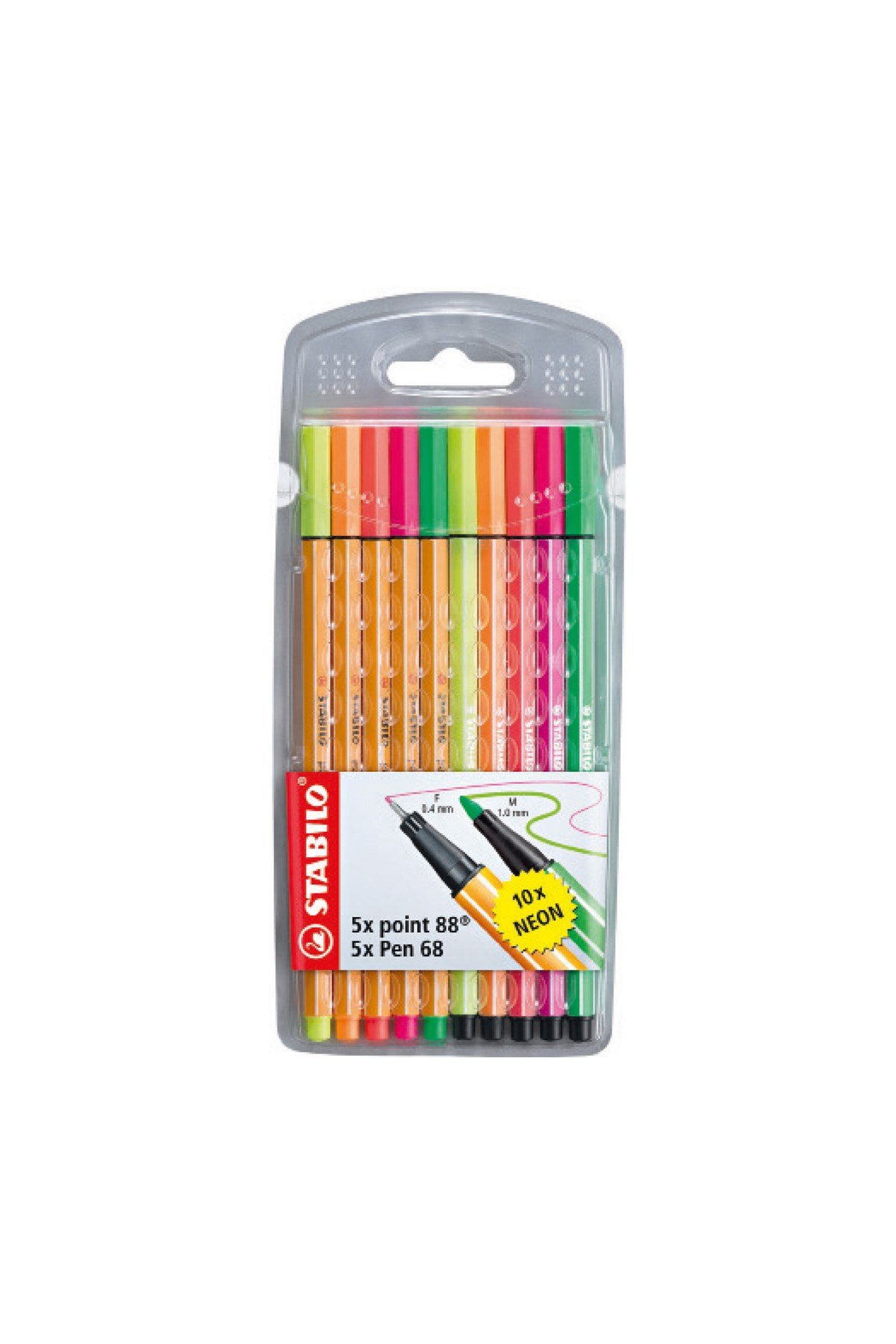 Point 88 ve Point 68 Fineliner Kalem 10'lu Renk