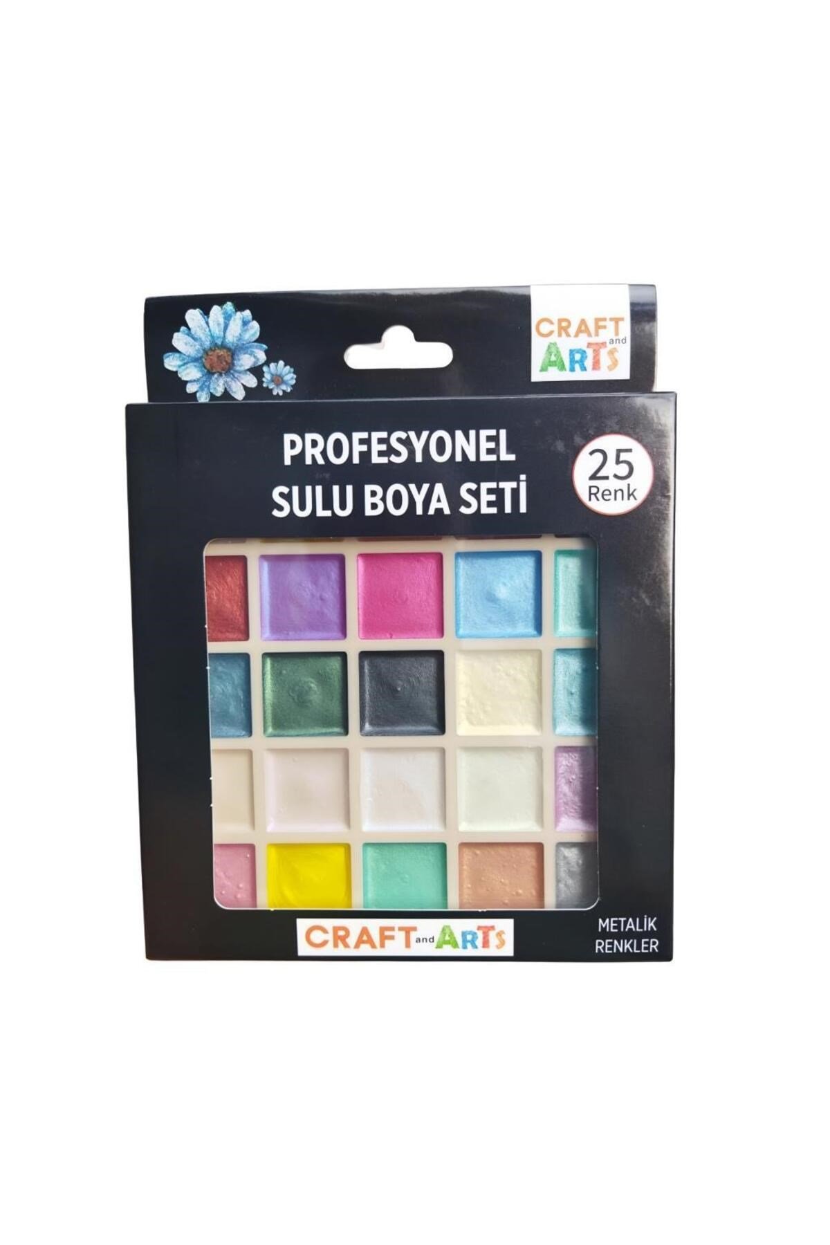 Profesyonel Sulu Boya Seti 25 Renk Metalik 51013862