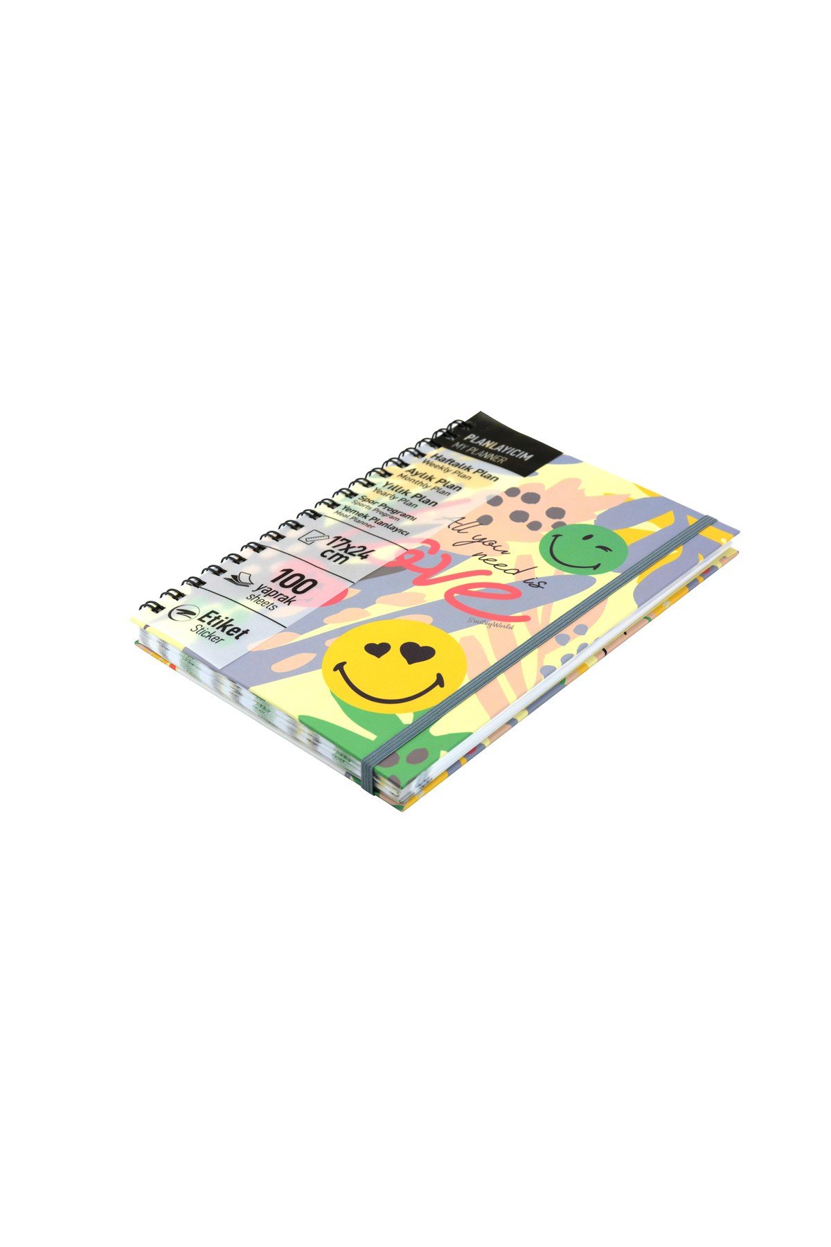 SMILEY AJANDA A5 SİP. 100 YP.