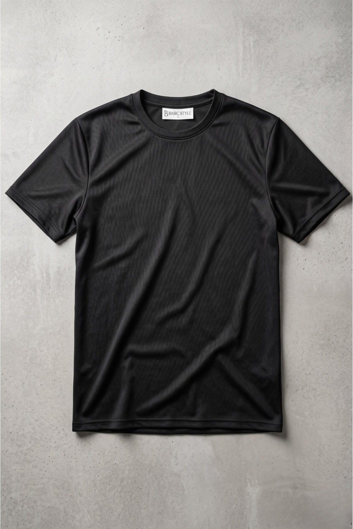 Erkek / Kadın Unisex Premium Polymesh Kumaş Nefes Alabilen Basic Spor Tişört T-Shirt