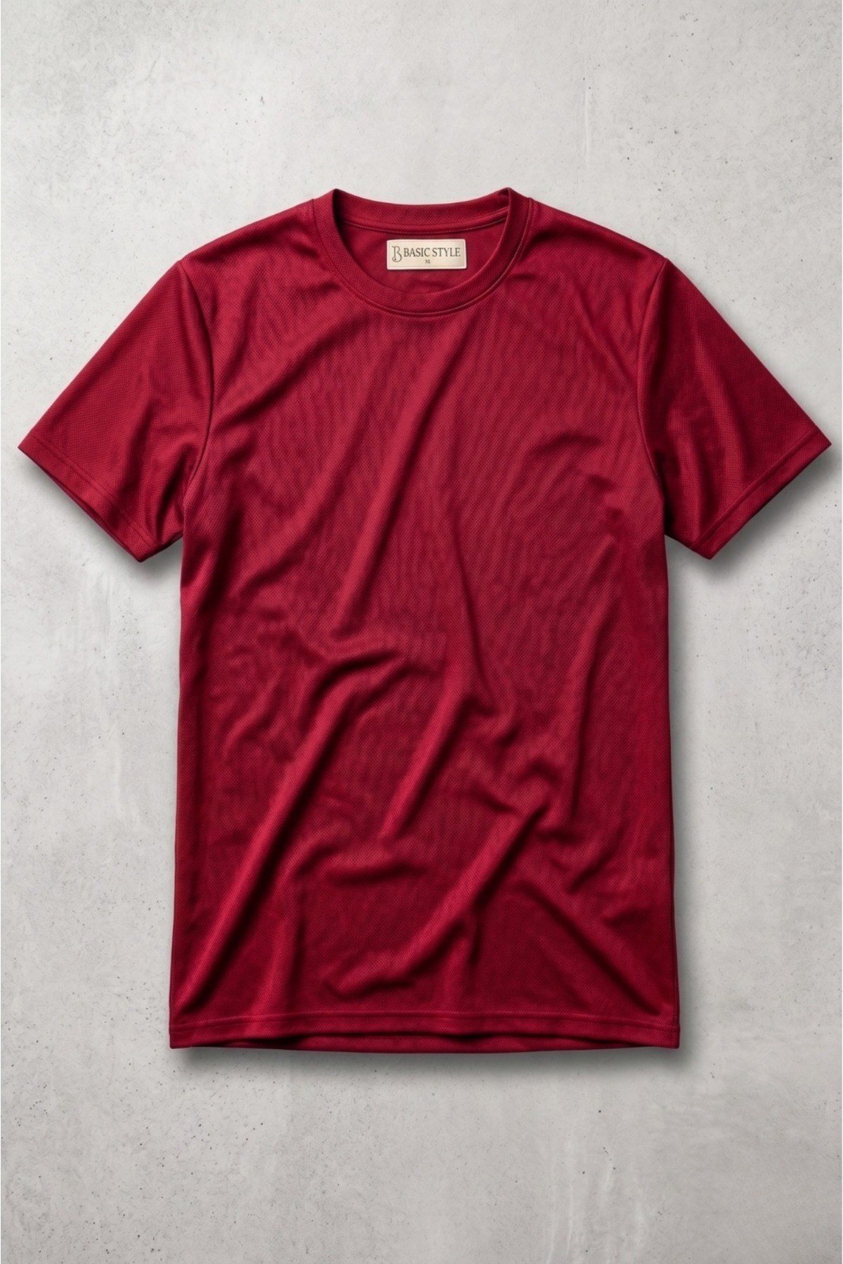Erkek / Kadın Unisex Premium Polymesh Kumaş Nefes Alabilen Basic Spor Tişört T-Shirt