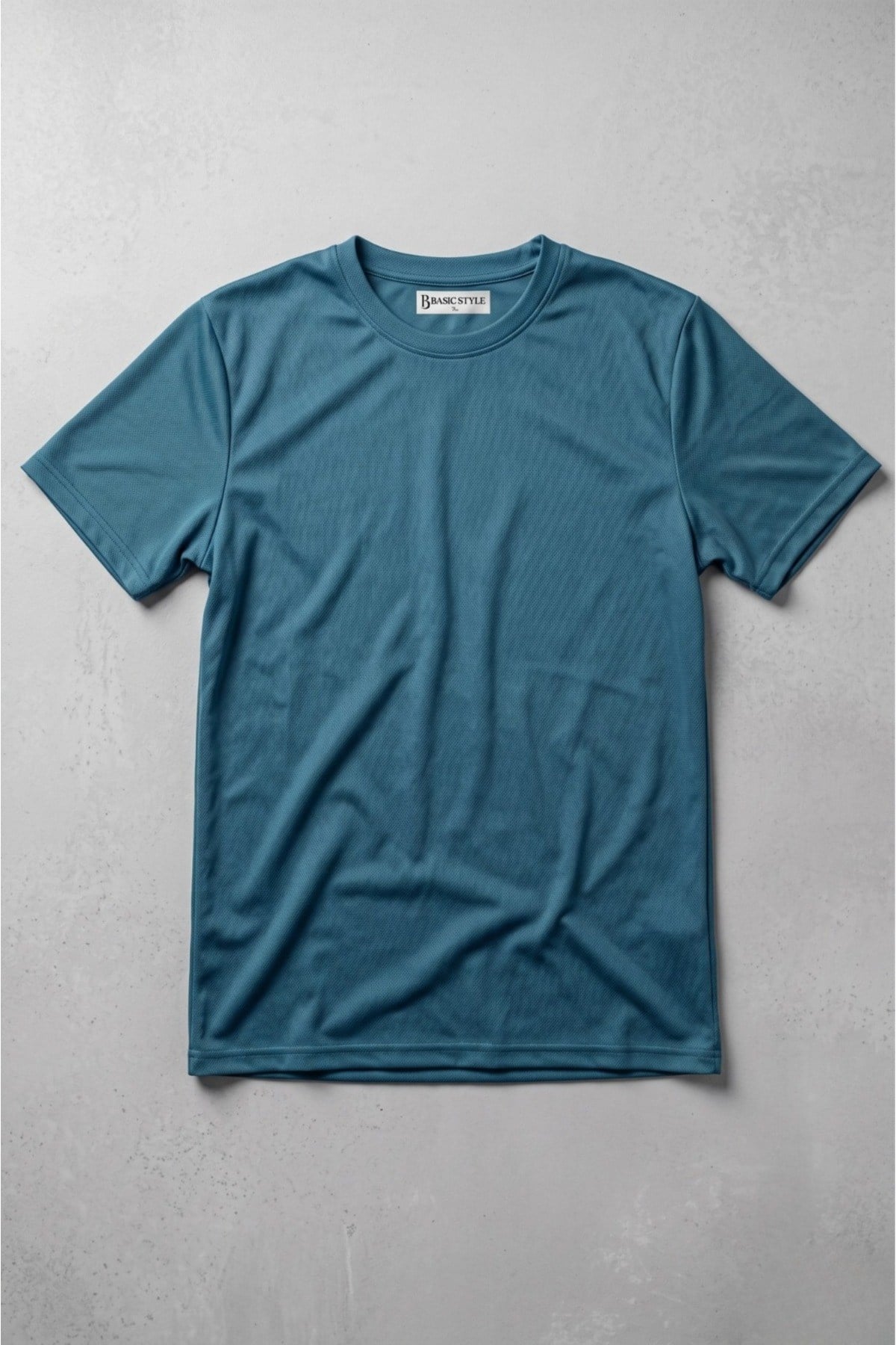 Erkek / Kadın Unisex Premium Polymesh Kumaş Nefes Alabilen Basic Spor Tişört T-Shirt
