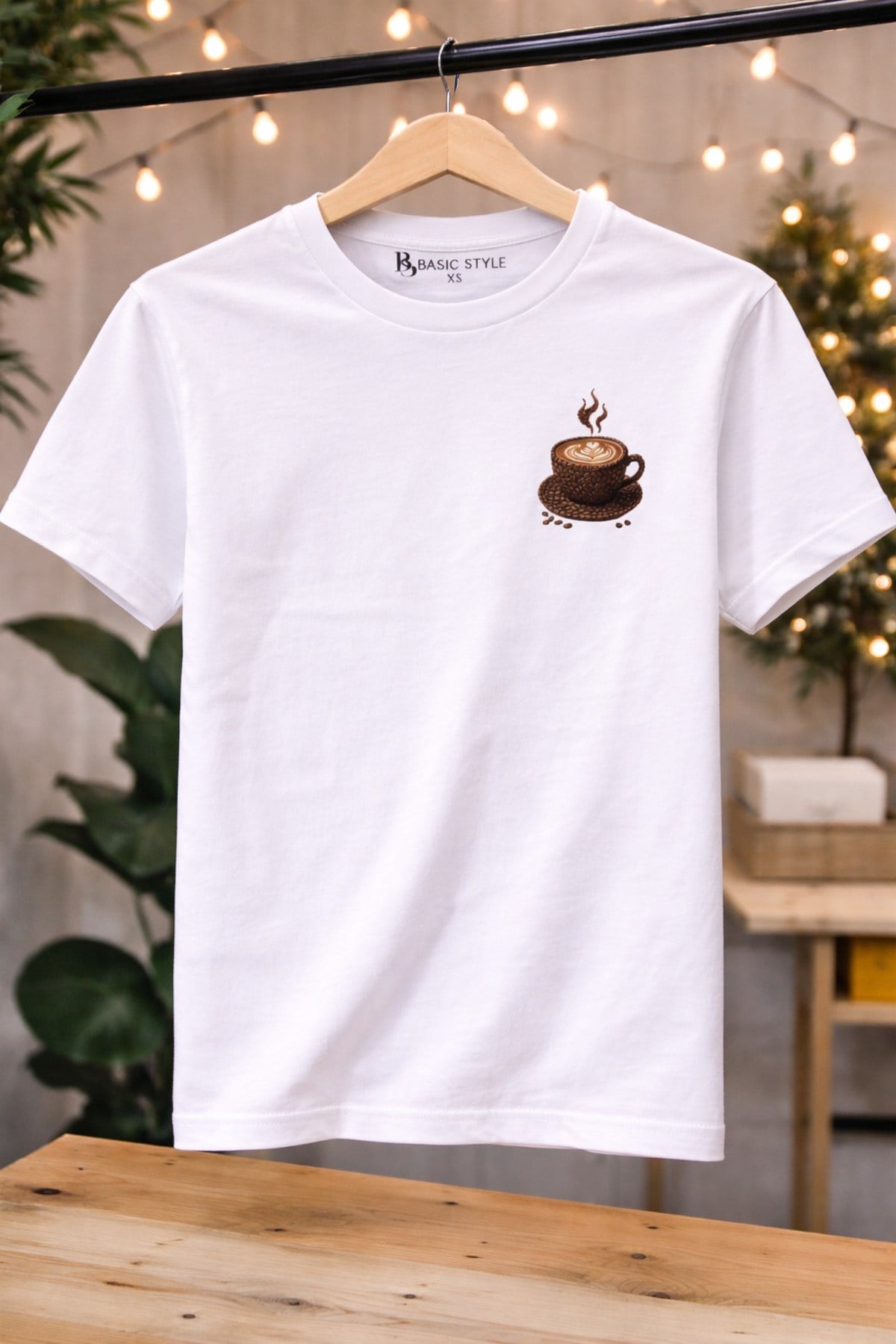 Kahveler ve Çekirdekler - Kahve Serisi Çekirdek Bardak T-Shirt