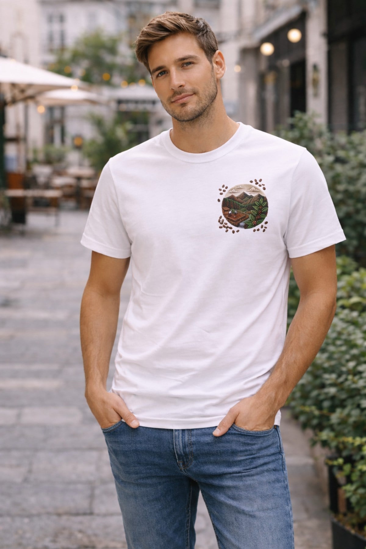 Kahveler ve Çekirdekler - Yetiştirme Çekirdek T-Shirt