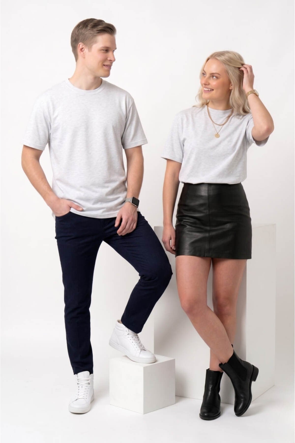 OHO Serisi Yumuşak İpeksi Mükemmel Kalite Basic T-Shirt