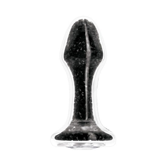 Backpart Premium Cam Anal Plug – Siyah Kristal Taşlı Özel Tasarım