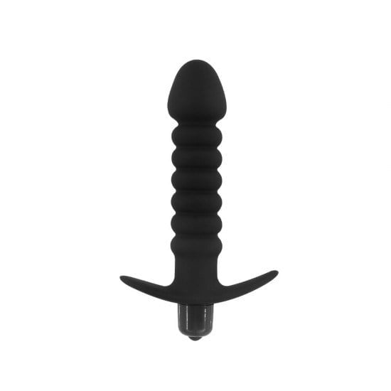Backpart Titreşimli Çapalı Anal Plug – Boğumlu Premium Tasarım
