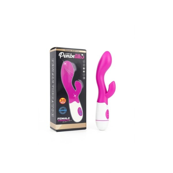 G Noktası Şarjlı Uyarıcılı Vibratör Pembe