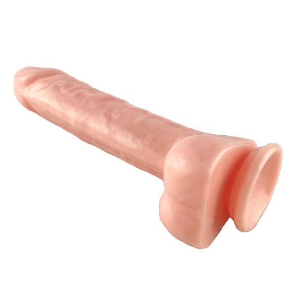 Gerçekçi Ten Rengi Vakum Tabanlı Realistik Dildo 21 CM